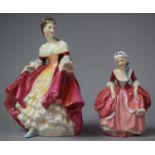 A Royal Doulton Southern Belle HN2229 Together with Goody Two Shoes HN2037