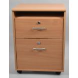 A Modern Two Drawer Office Filing Cabinet, 48cm wide