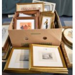 A Collection of Various Pictures and Prints to Include Set of Four Gilt Framed Engravings of