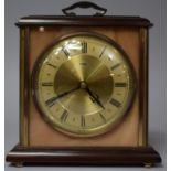 A Mid 20th Century Metamec Mantle Clock, with Battery Movement, 19.5cm high