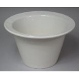 A White Glazed Ceramic Commode Liner, 31cm Diameter