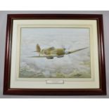 A Framed Spitfire Print, "Mission Accomplished" After John H Evans, 39x29cm