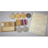 A Collection of WWII Medals and Sporting Medals Relating to Sergeant Wilson RAF Together with His