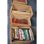 Four Boxes of Military Books to Include the Great War, History of the Second World War Magazines,