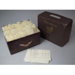 A Box of William Busse Ltd Samples of Mohair Noils, in Original Cardboard Box (AF), 30x26cm