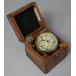 A Vintage Wooden Cased Buck & Hickman Speed Indicator