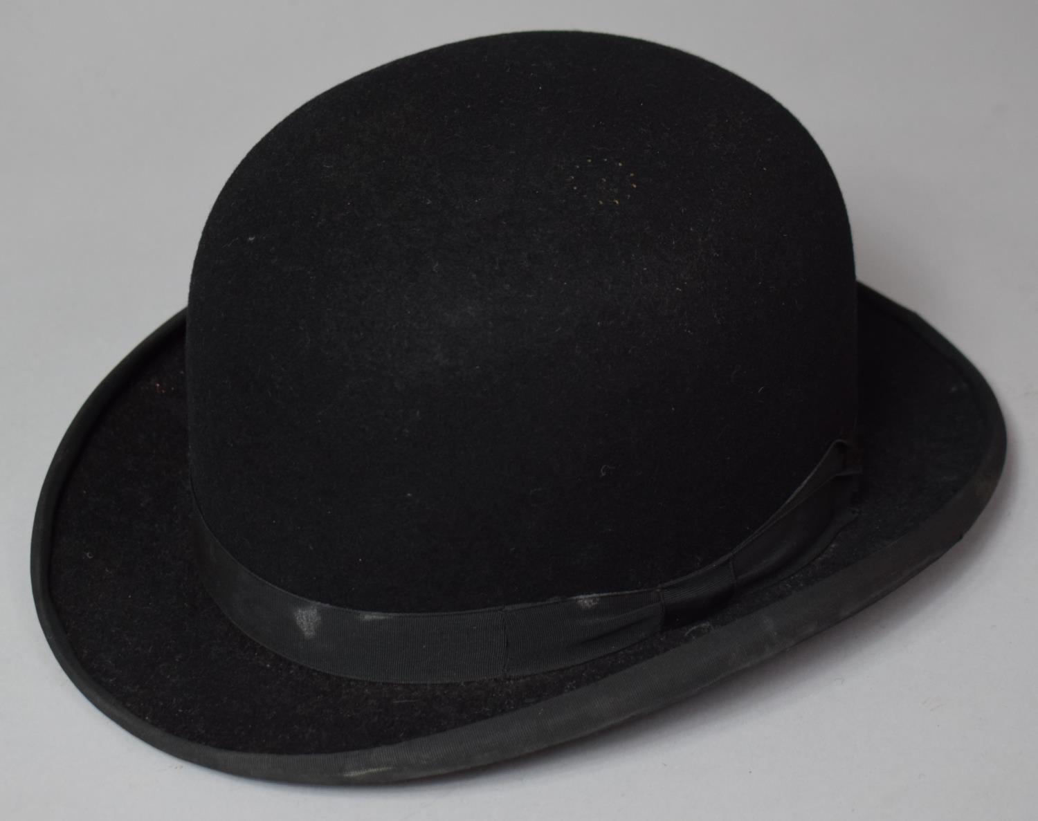 A Vintage Bowler Hat, the Grafton, Inner Measurements, 19cm x 15.5cm