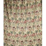 Two Pairs of Modern Tapestry Curtains, Approx Size 187cm wide and 230cm Drop and 146cm wide with