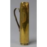 A Trench Art Shell Case Made in the Form of a Miniature Brass Jug