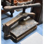 A 19th Century Cast Metal Book Press, 47cm Wide