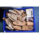 A Collection of Various Modern Wooden Shoe Trees