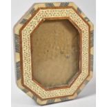 A Mid/Late 20th Century Vizagapatam Style Photo Frame with Easel Back Support, 17.5cm High
