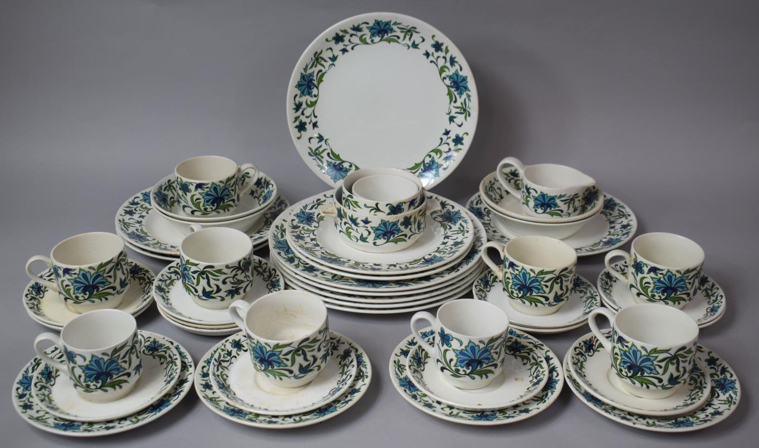 A Midwinter Breakfast Set to comprise Cups, Saucers, Plates and Bowls