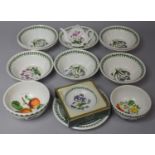 A Collection of Various Portmeirion Botanic Garden Ceramics Comprising Eight Bowls, Plates, Three