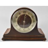 A Mid 20th Century German Mantle Clock with 8 Day Movement by HAC, Wurtemburg, 30cm wide