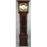 A Mid 20th Century Metamec Mahogany Cased Westminster Chime Grandmother Clock