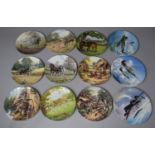 A Collection of Various Decorative Plates, 11 in total comprising Various Series include Coalport
