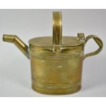 An Army and Navy Style Brass Water Jug Stamped 19TM to Base, 23.5cm high