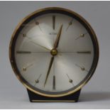 A Mid 20th CEntury Metamec Battery Operated Circular Mantle Clock, 15.5cm Diameter