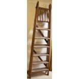 A Vintage Wooden Six Step Step Ladder