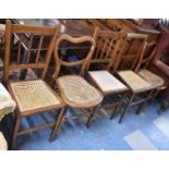 A Collection of Five Various Bedroom Chairs