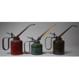 Three Vintage Oil Cans