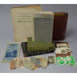 A Collection of Vintage Books, Bus Tickets, Cigarette Cards etc