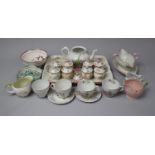 A Collection of Floral Pattern Ceramics to Include Copeland Spode Luneville etc