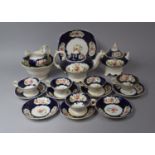 A 19th Century Gaudy Welsh Teaset to comprise Teapot, Lidded Sugar, Slop Bowl, Jug, Five Cups, Seven