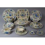 A Collection of Masons Regency Pattern China to comprise Lidded Tureen, Jug, Plates, Bowls Etc (19