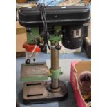 An Electric Work Bench Pillar Drill