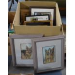 A Box of Various Pictures and Prints