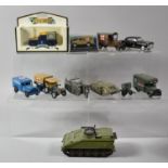 A Collection of Various Diecast Army Figures to Include Days Gone, Dinky, Corgi etc