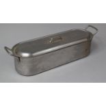 A Stainless Steel Fish Kettle, 52cm Long