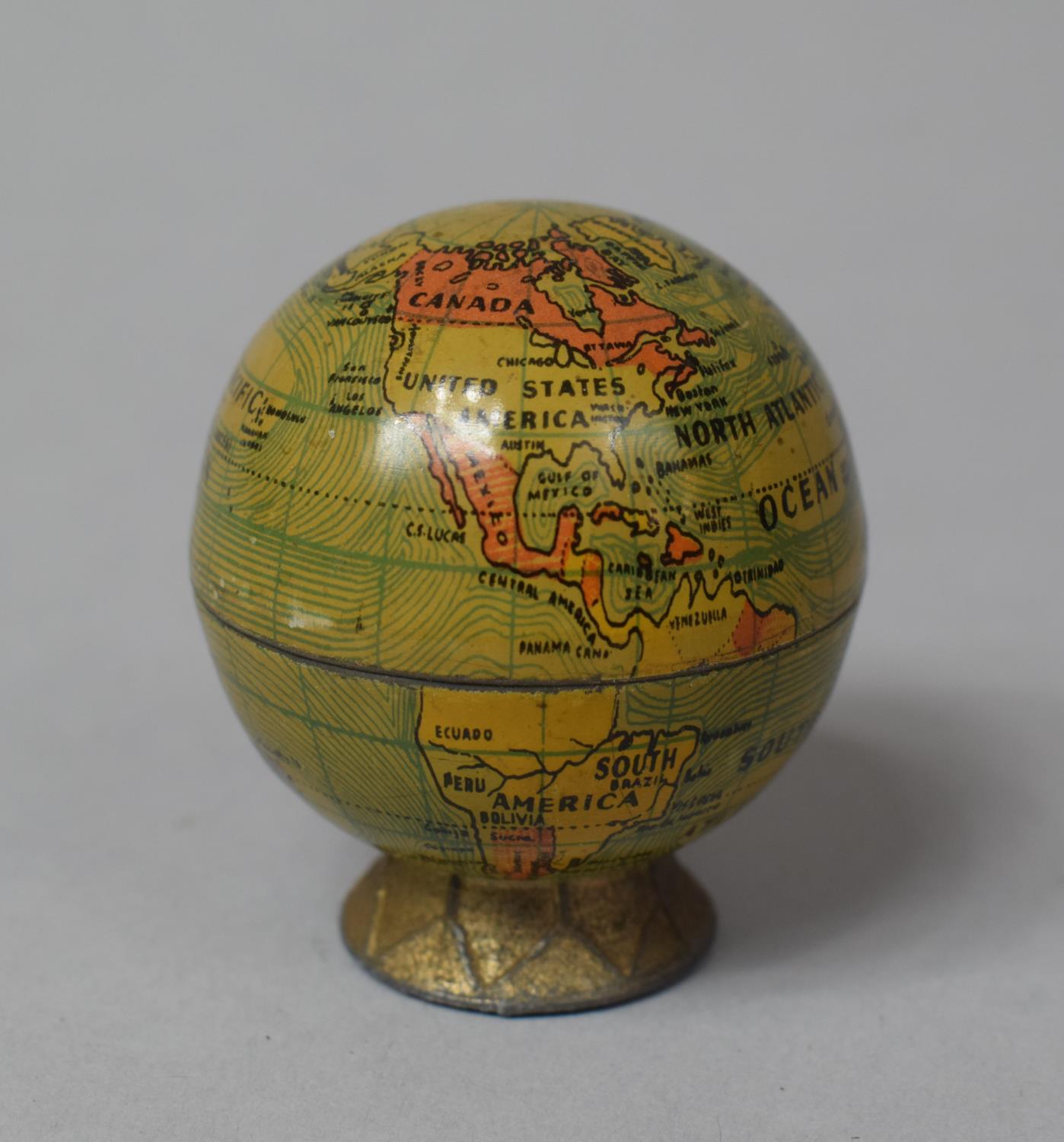 A Small Novelty Pencil Sharpener in the Form of a Globe, 5cm high - Bild 3 aus 5