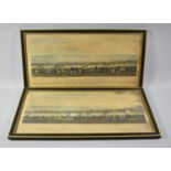 A Pair of Framed Prints, Brighton Hurdle Race Dec 20th 1833, Each 46x22cm