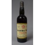 A Bottle of Medium Dry Madeira Wine, Verdello by Manuel De Sousa, Herdeiros