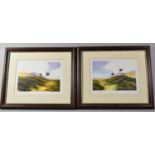 A Pair of Framed "Highland Grouse" Prints After John Hilliard, Each 28x20cm, Both Limited Edition