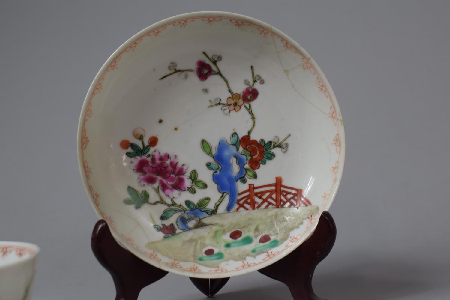A Collection of 19th Century Chinese Porcelain to Include Bowl Housing Exterior Village Scene - Image 8 of 13