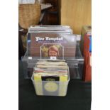 A Collection of 45rpm and 33rpm Records to Include Village People, Barbra Dixon, Glen Campbell, Cleo