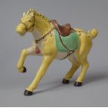A 20th Century Chinese Sancai Glazed Tang Style Horse, 19cm High and 26cm Long (Tail Glued)
