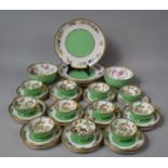 A Set of Copeland T Goode and Co Retailed Teaset to comprise 11 Cups, 11 Saucers, 11 Side Plates.