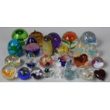 A Collection of Various Paperweights, 25 in total