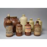 A Collection of Various Stoneware Ink Bottles, Hot Water Bottles etc
