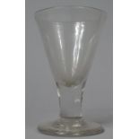 An 18th Century Ale Glass, 14cm high