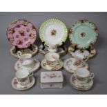 A Collection of Various Floral Pattern China to Comprise Collection of Ten Royal Albert Plates,