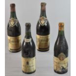 Three Bottles 1959 Hospice De Beaune Volnay Together with a Bottle of Vosne Romanee Les Suchots,