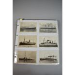 A Collection of Approximately 204 Postcards of Ships and Shipping