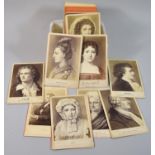 A Collection of Cartes De Visites of Johann Wolfgang Von Goethe, German Poet, Novelist,