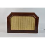 A Vintage Wireless Loudspeaker in Mahogany Case, 45cm wide